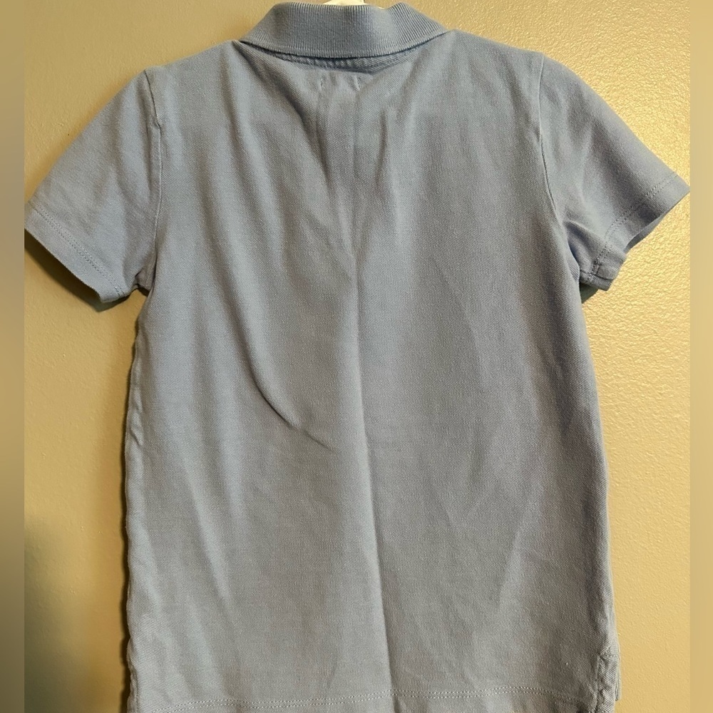 Light Blue Crew Cuts 4/5 shirt with a cute little anchor - Picture 3 of 4
